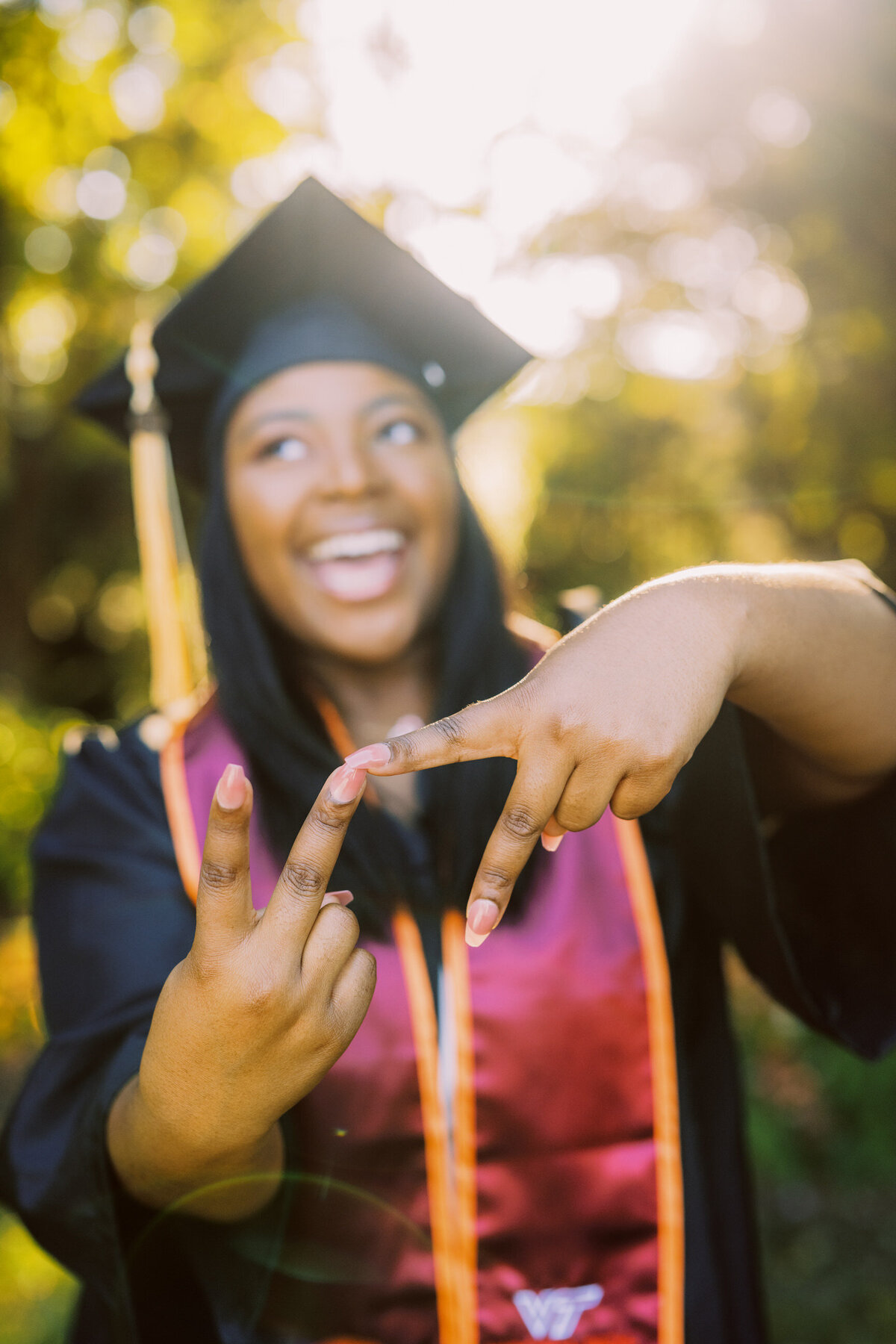 Virginia Tech Graduate Portrait