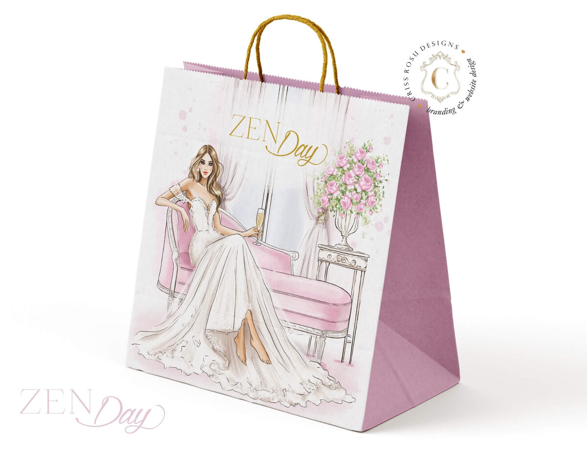 zen day brand design for wedding planner10