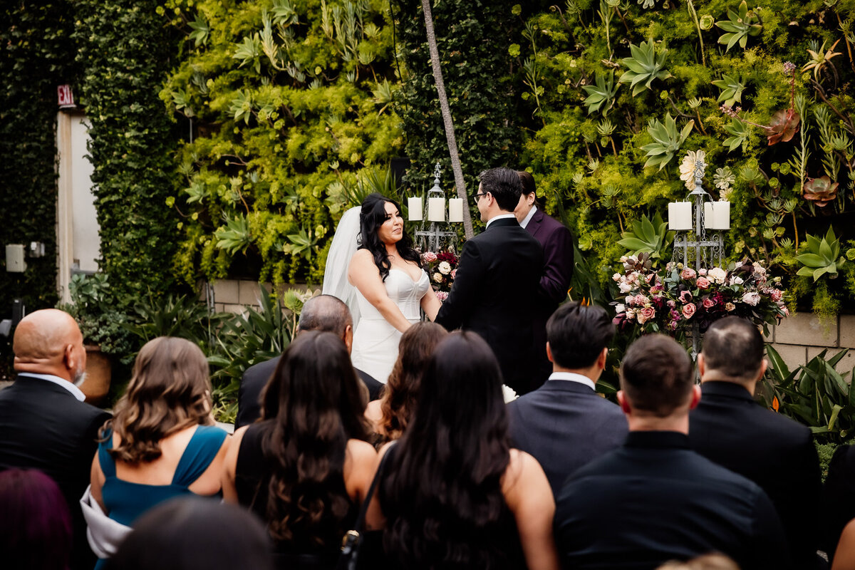 Archer Inspired Photography - Christina and Jake Wedding - Smog Shoppe Los Angeles - Ceremony-88
