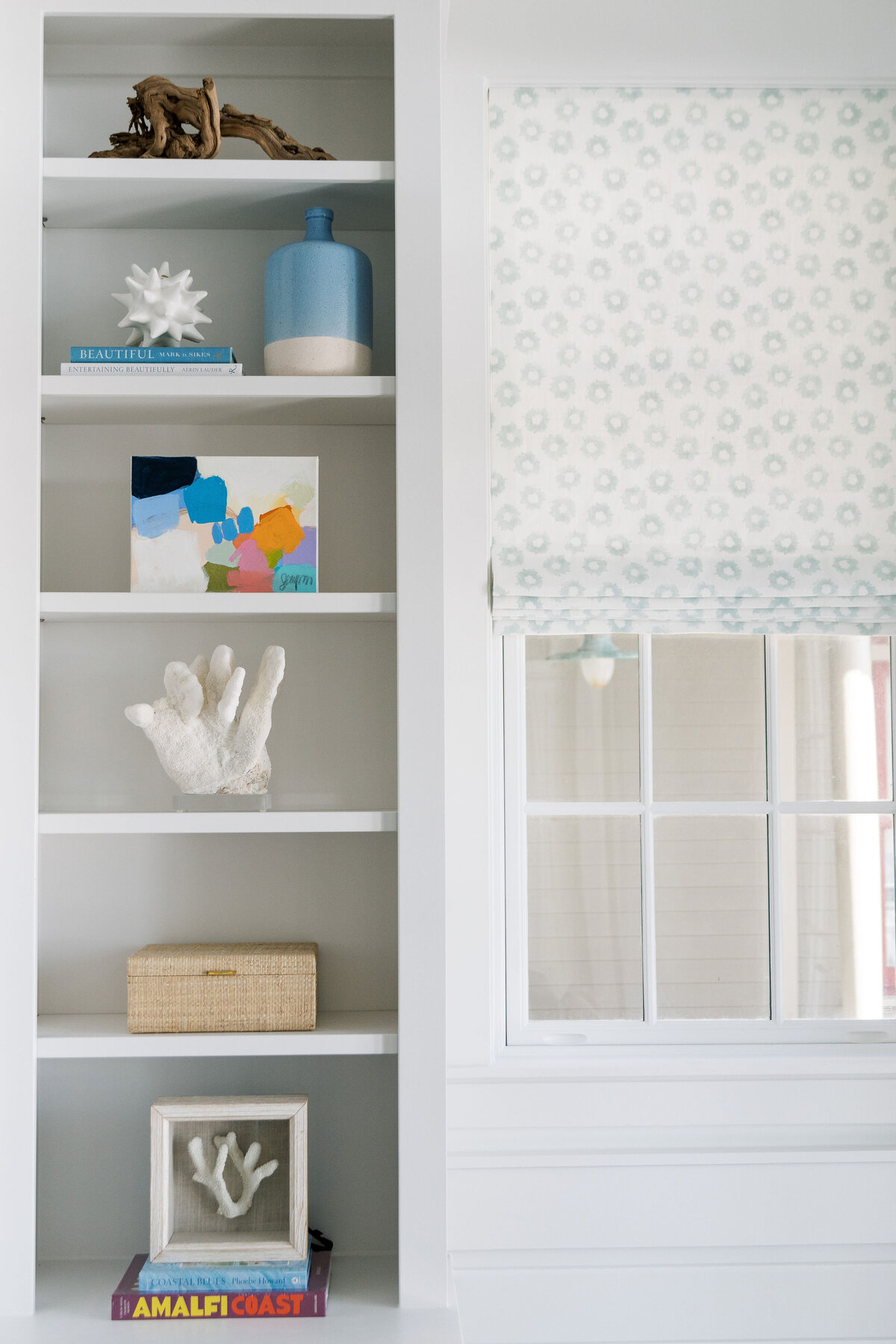 oyster creek studios galveston beach remodel blue and white walls