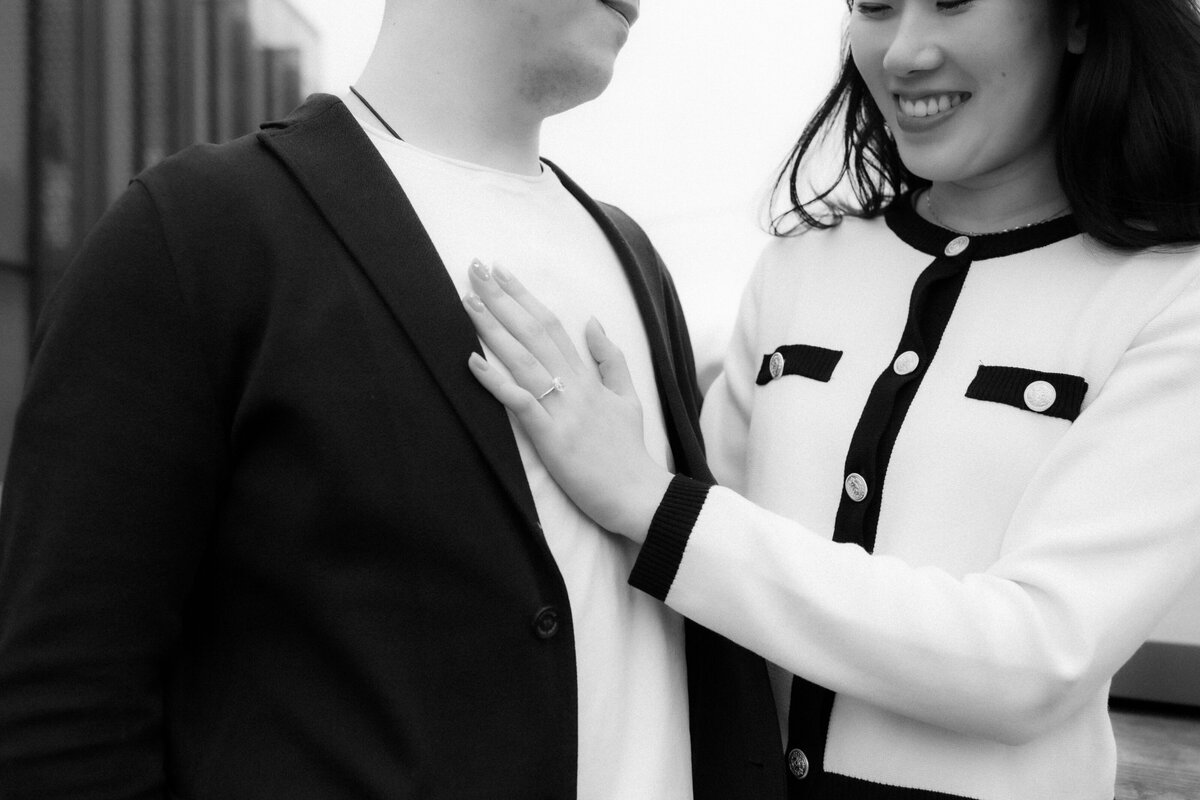 surprise proposal portrait downtown ottawa