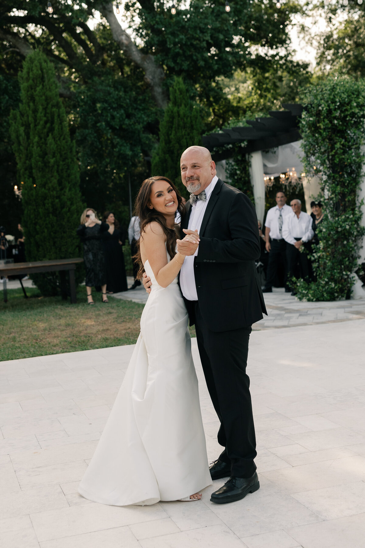 Father Daughter Dance at La Casa Toscana Wedding Venue Fort Myers Florida