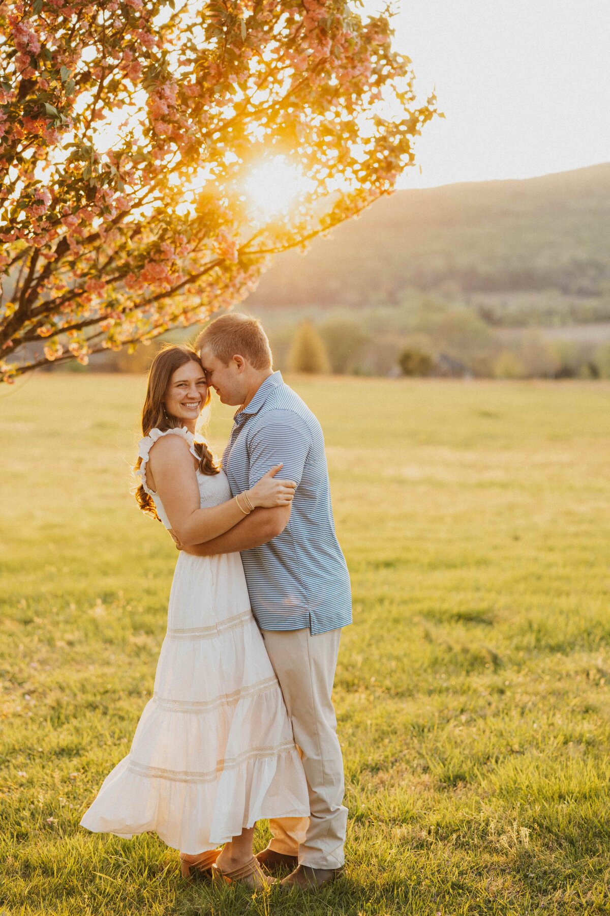 couple embracing
