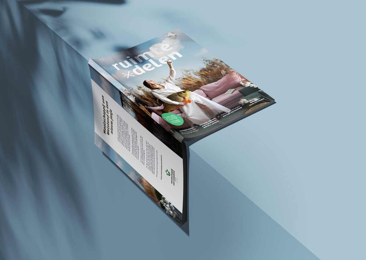 Jubileum magazine Ruimte om te delen ontwikkelt voor het Maatschappij van Welstand ter ere van hun 200-jarig bestaan. Begeleiding, productie, redactie en ontwerp magazine door Bladkamer.