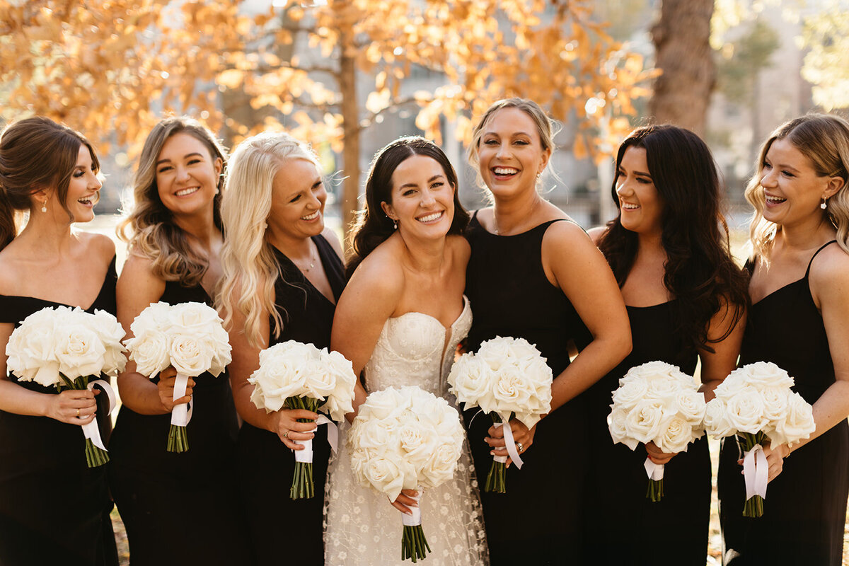 Chicago Wedding Party in Park