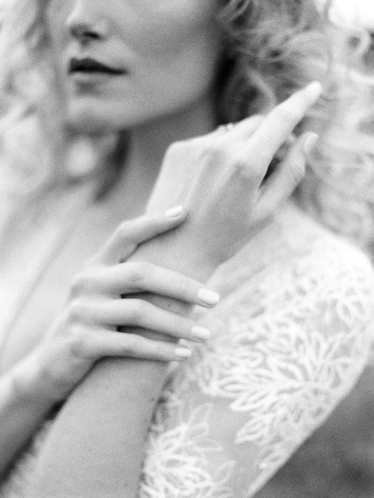 Wedding editorial at Barjac Village and Chartreuse de Valbonne in Provence, France - 34