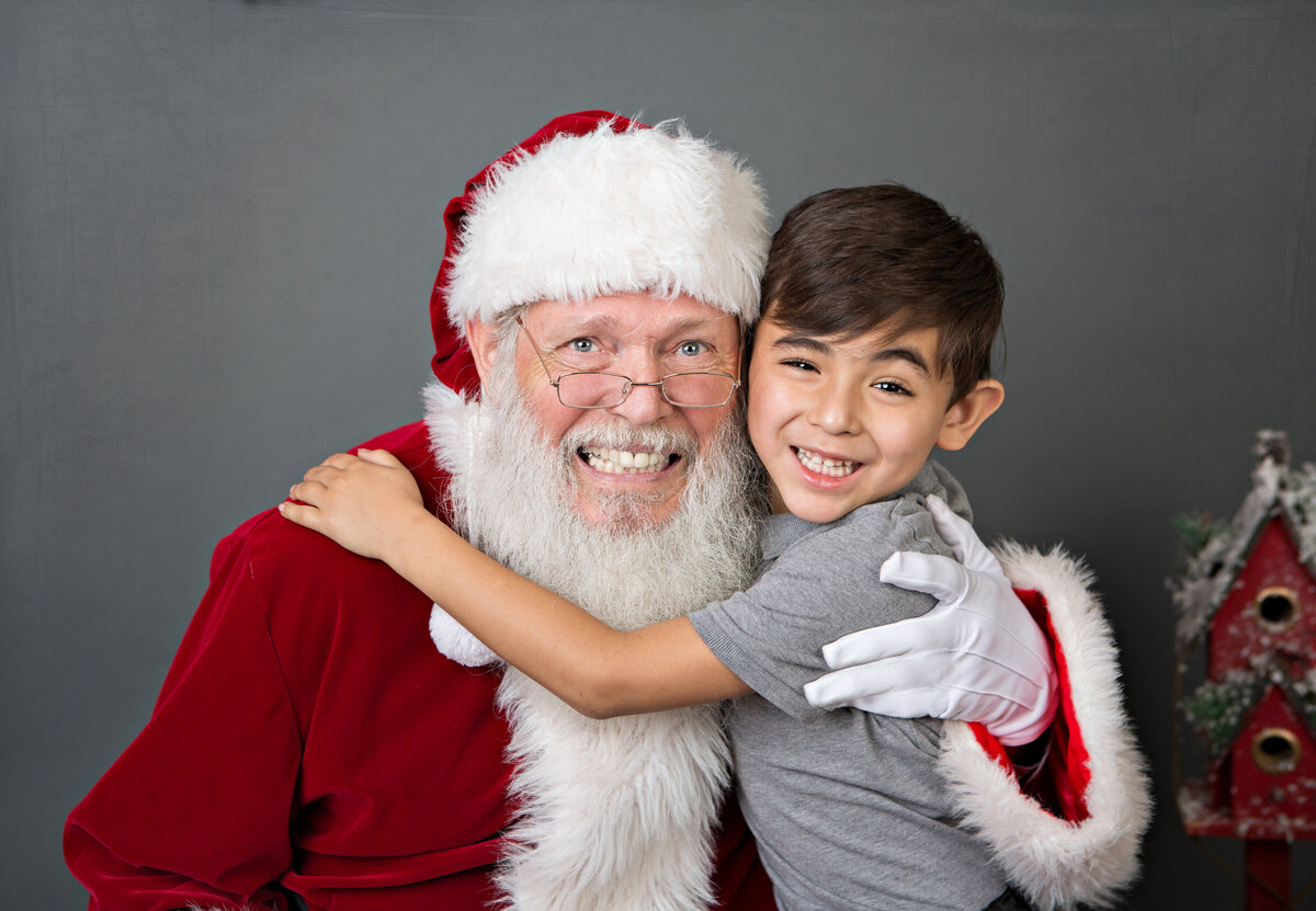 San Antonio children and family holiday photography studio lifestyle Santa family photographer luxury photo studio