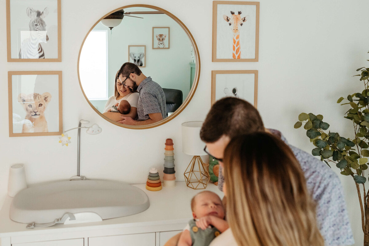newborn-session-using-nursery-mirror