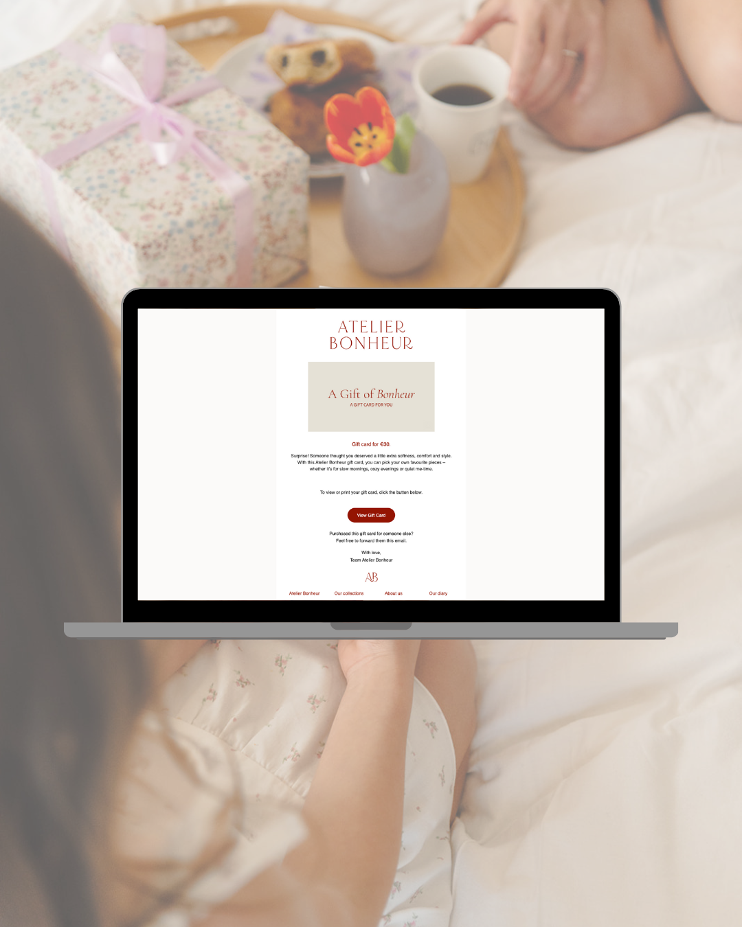 Digital gift card AB