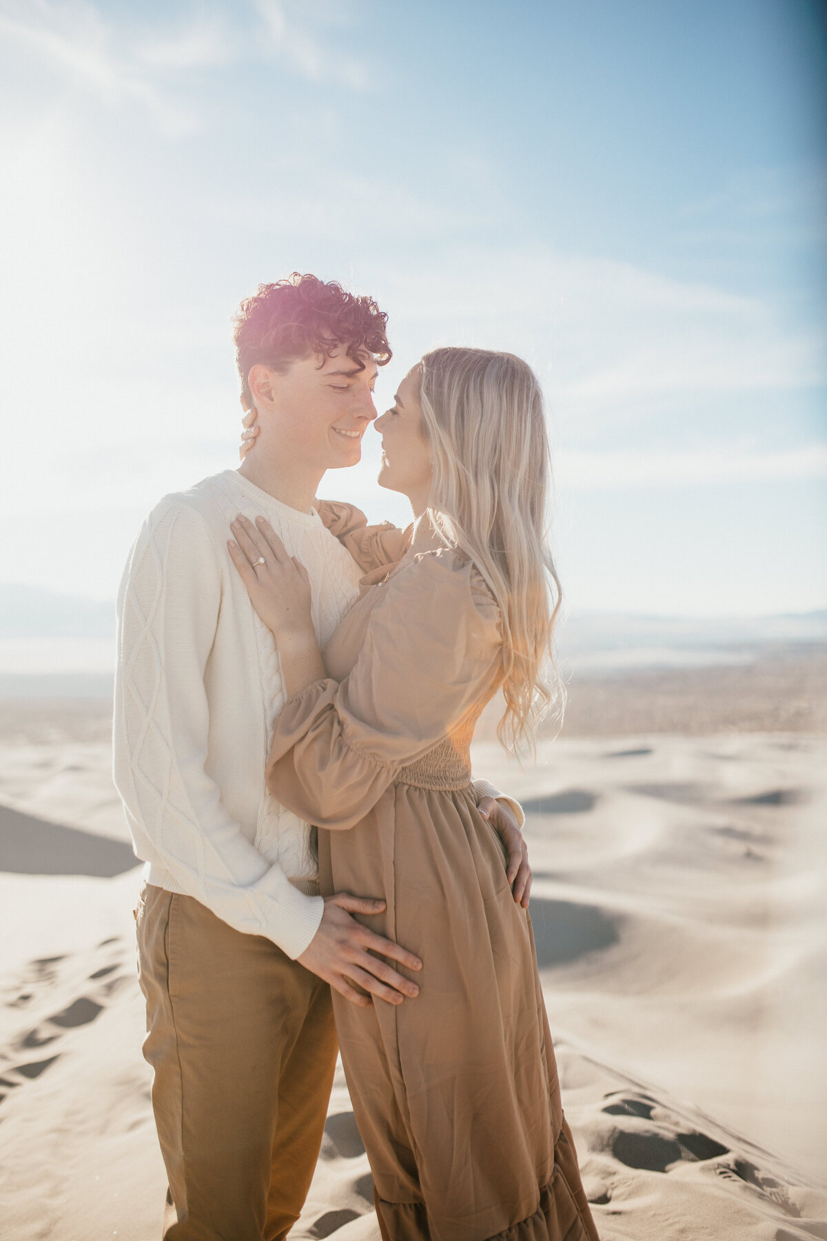 A Sand Dunes Engagement Photography Session - 33