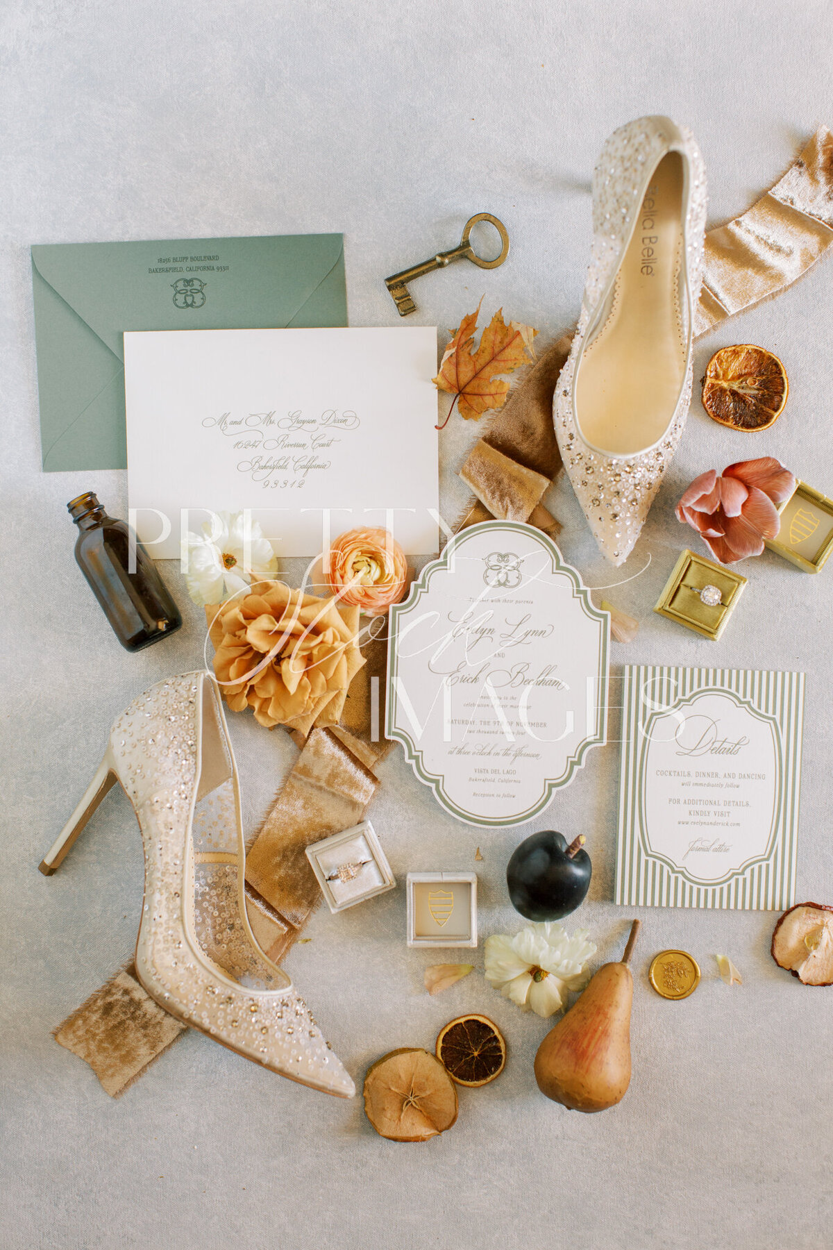 Pretty Stock Images - Fall Wedding Flat Lay-082