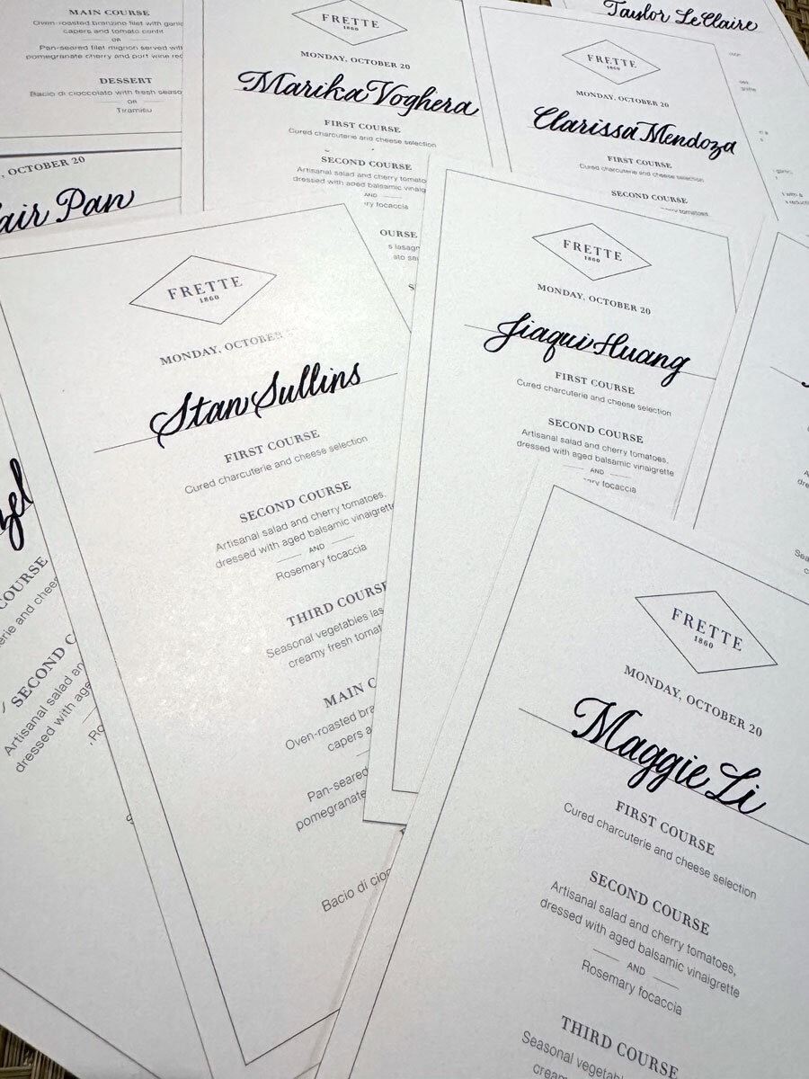 Calligraphed-Menus-Pile