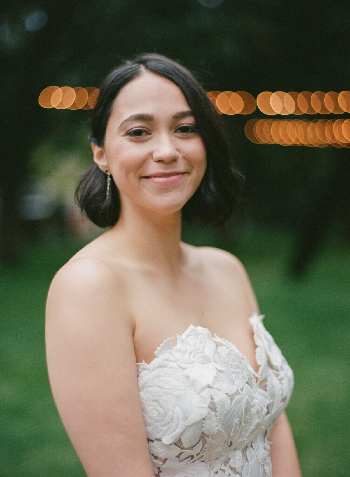 Bridal portrait on film in Dallas, Texas