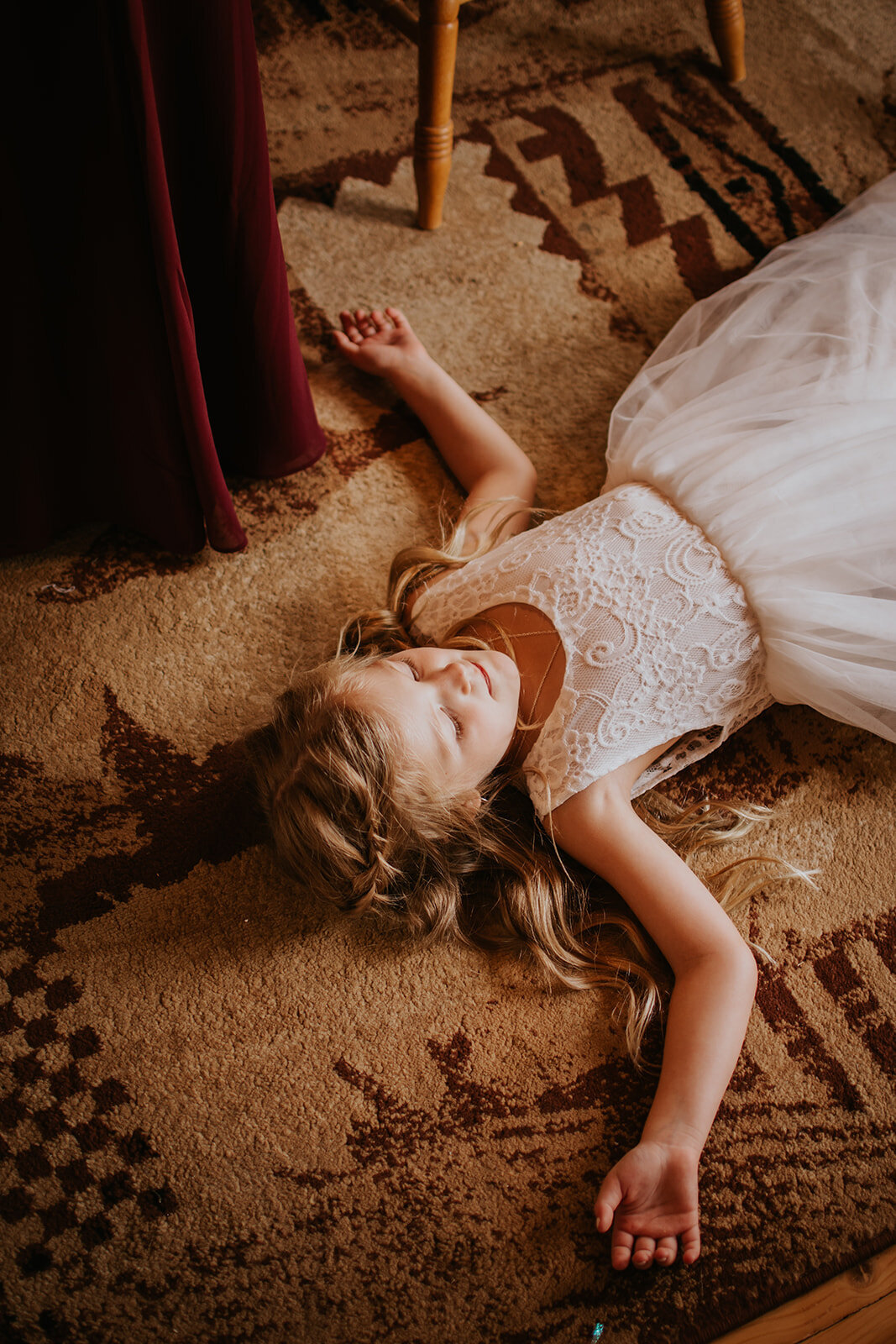 flower girl wedding photography