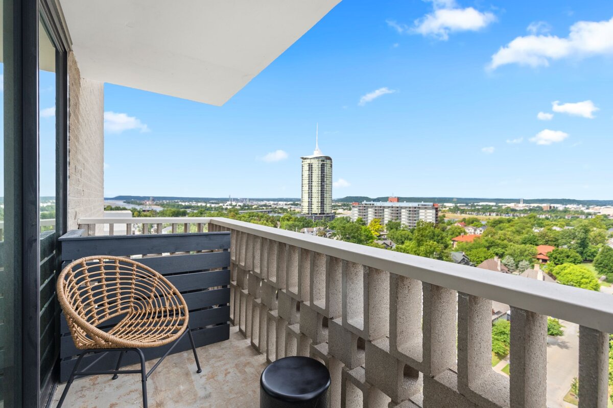 Tulsa Condo Remodel Balcony