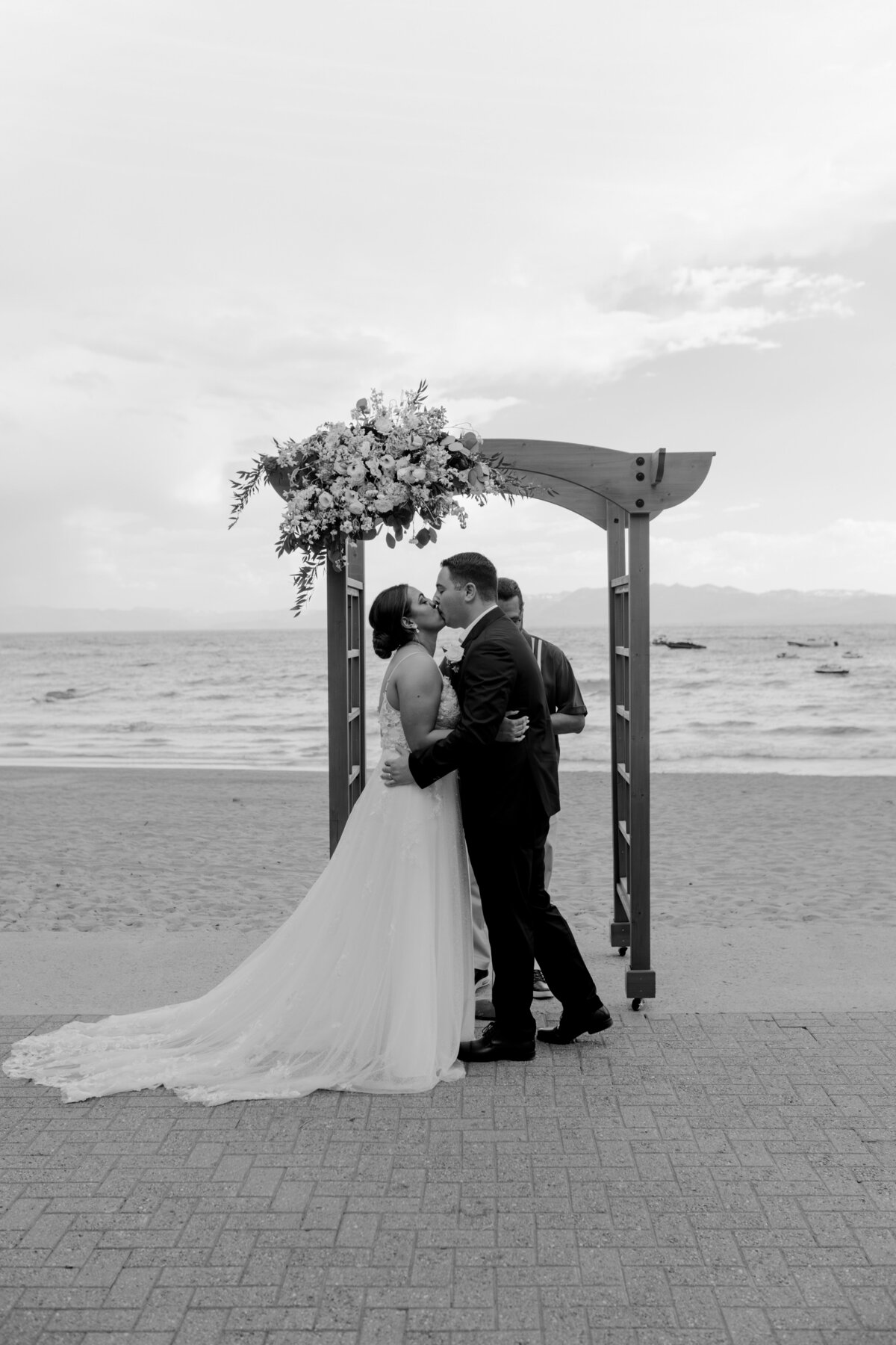 Lara + Andrew North Lake Tahoe Event Center Kings Beach California Katherine Krakowski Lake Tahoe Reno Photographer-12