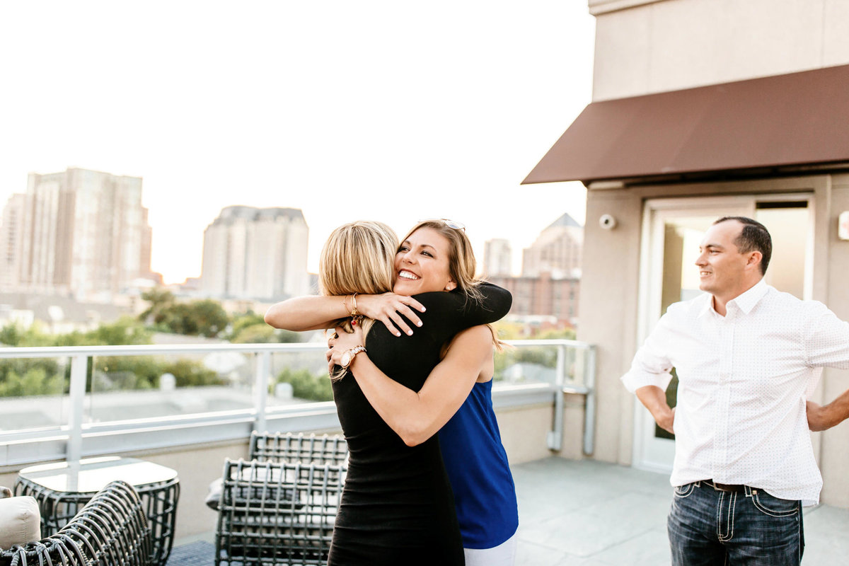 Eric & Megan - Downtown Dallas Rooftop Proposal & Engagement Session-188