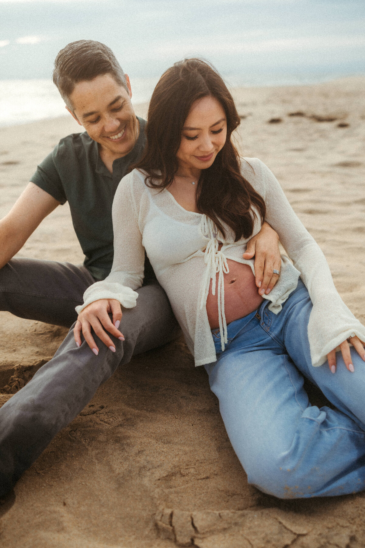 LA Beach Maternity Photography 89