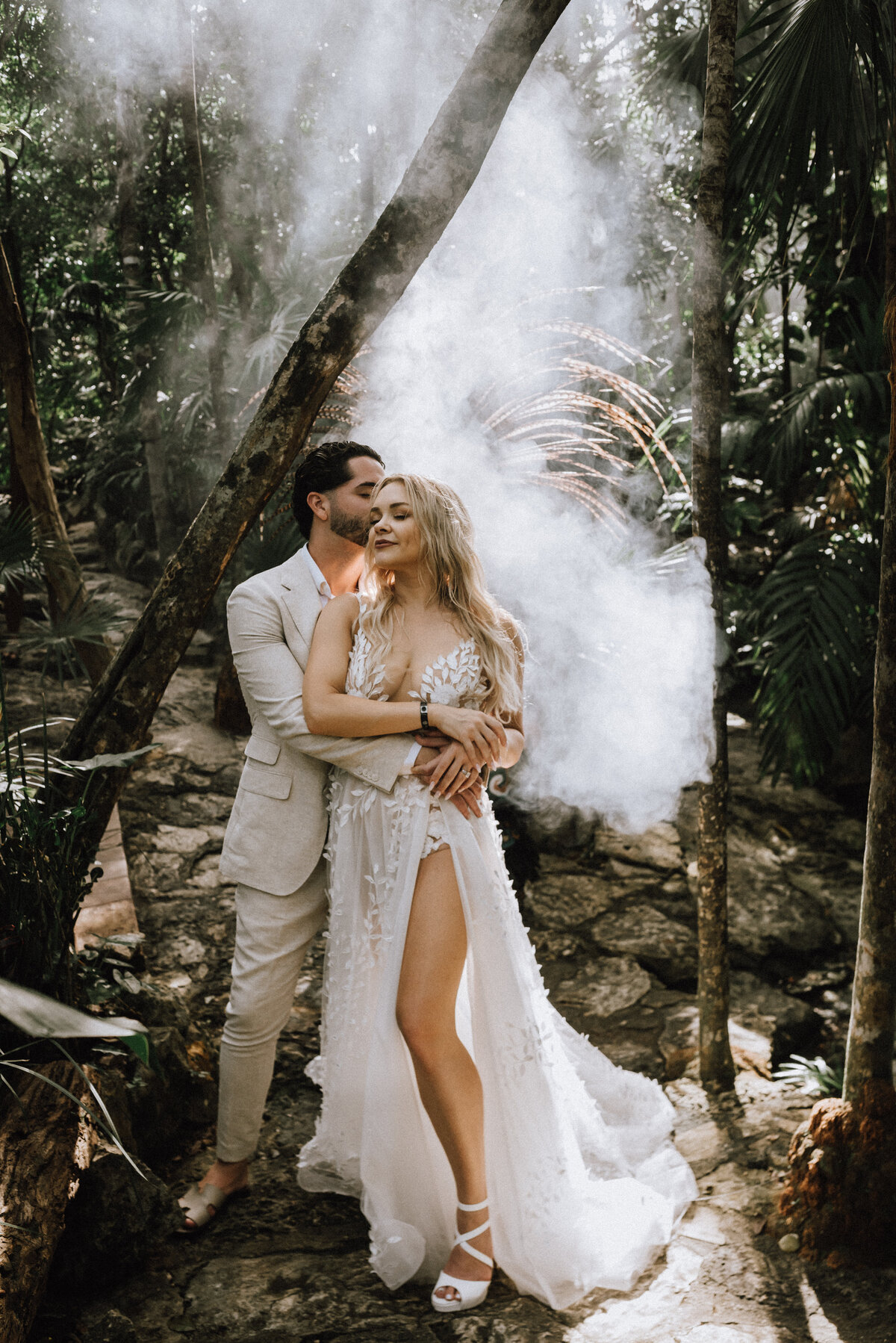 Mayan Wedding Ceremony at a Cenote in Tulum