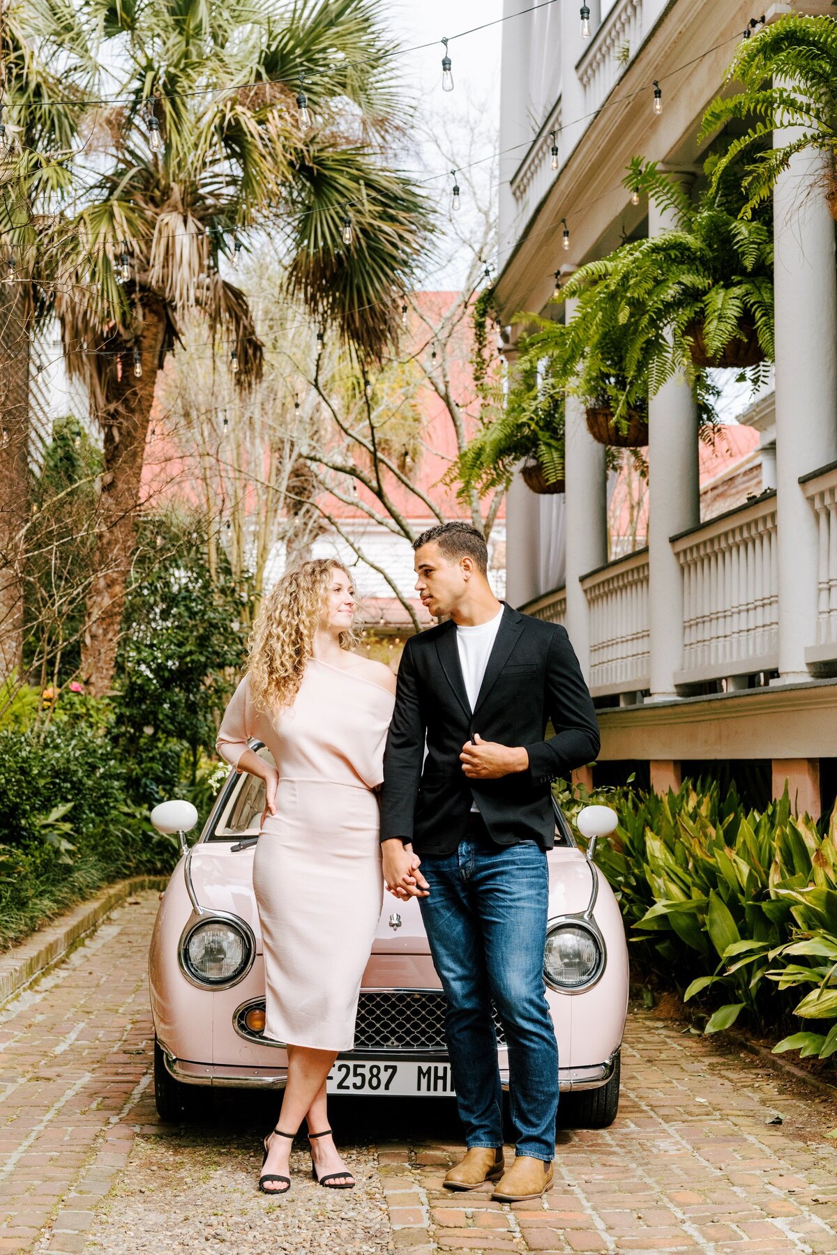 Downtown Charleston Pink Figgy Engagement Session_0010
