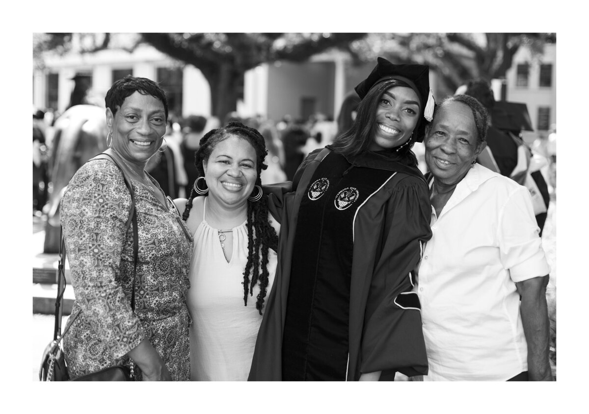 First doctor in the black family graduates from LSU.