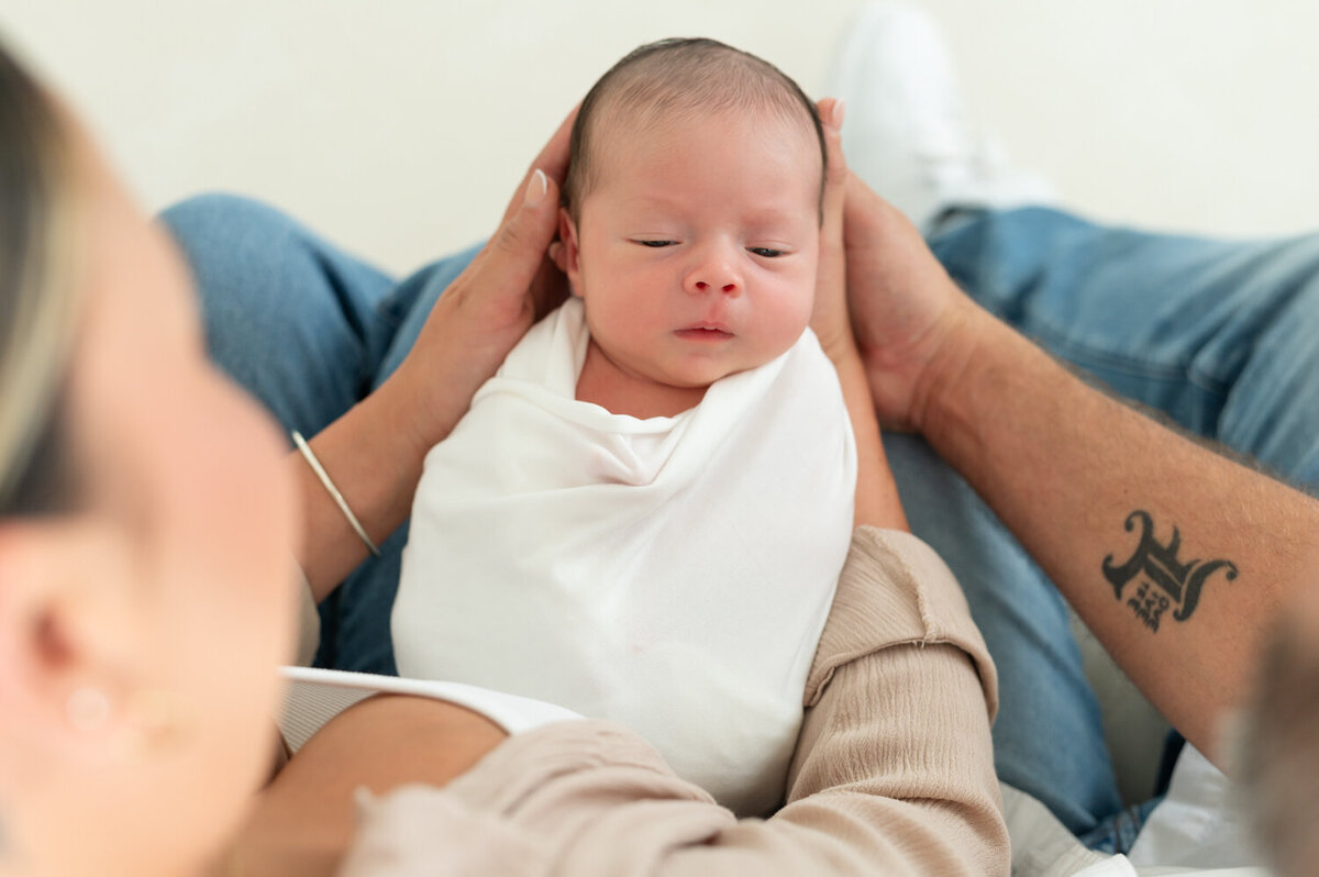 Newborn Session at The Visuals studio in Winter Park, Fl