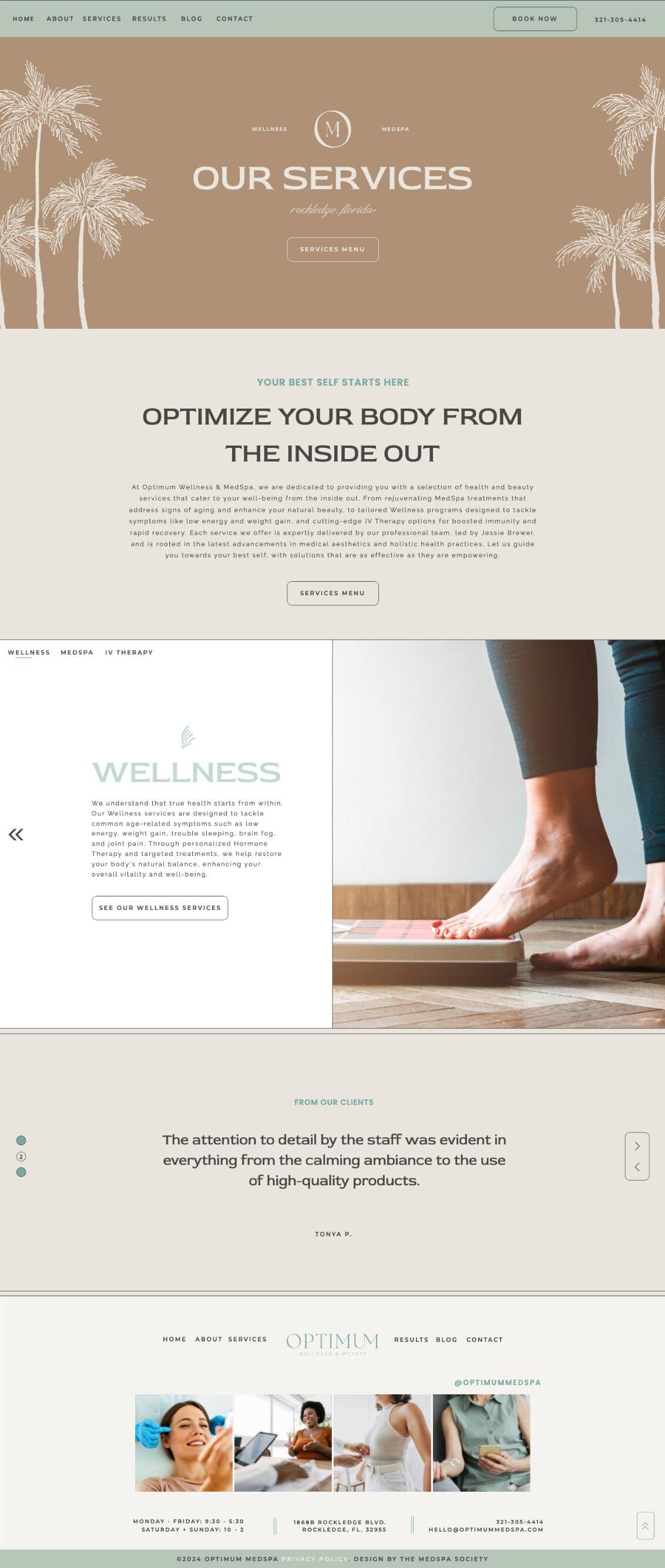 medspa website template site designs3