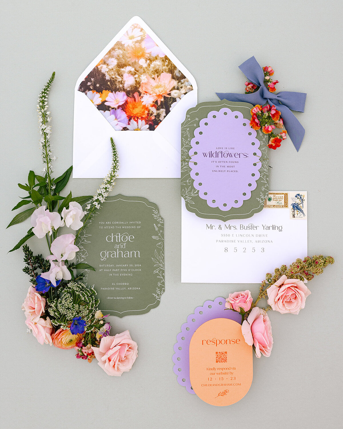 Whimsical-wedding-wildflower-colorful-invitation-suite