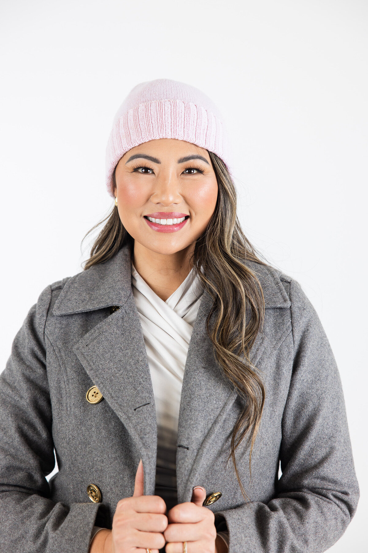 Coastal Cashmere Seattle Beanie Shell Pink 3