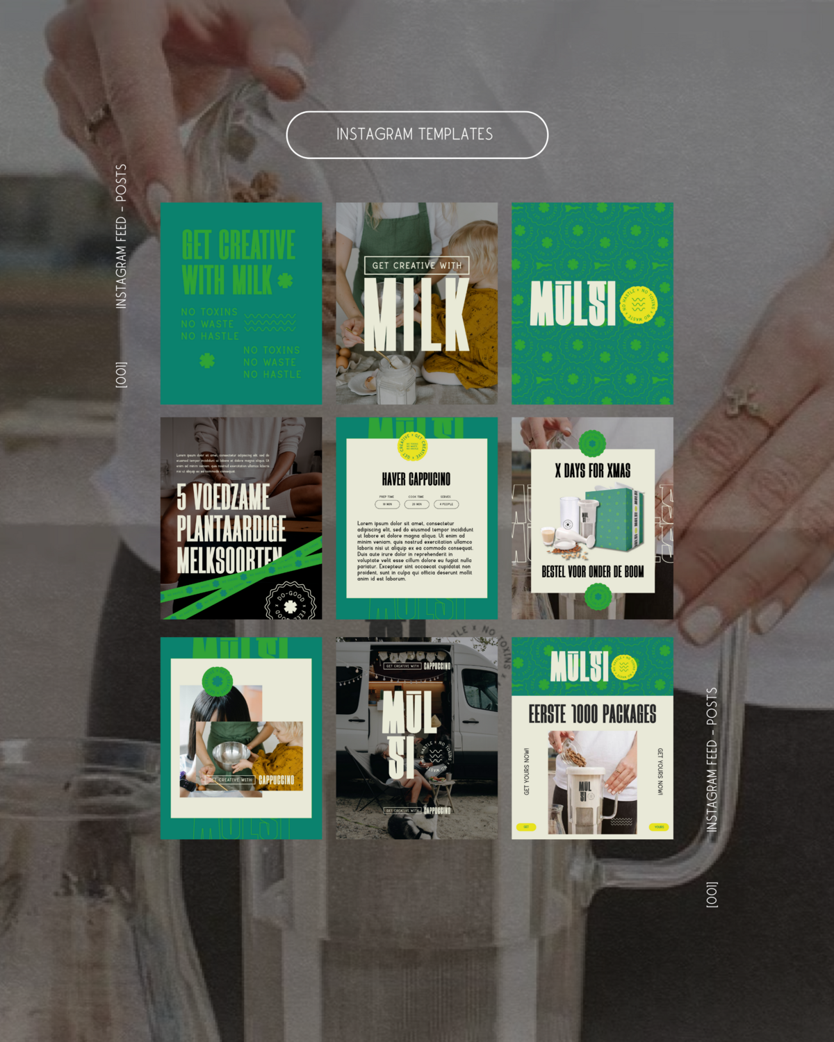 9 instagram posts design showcase