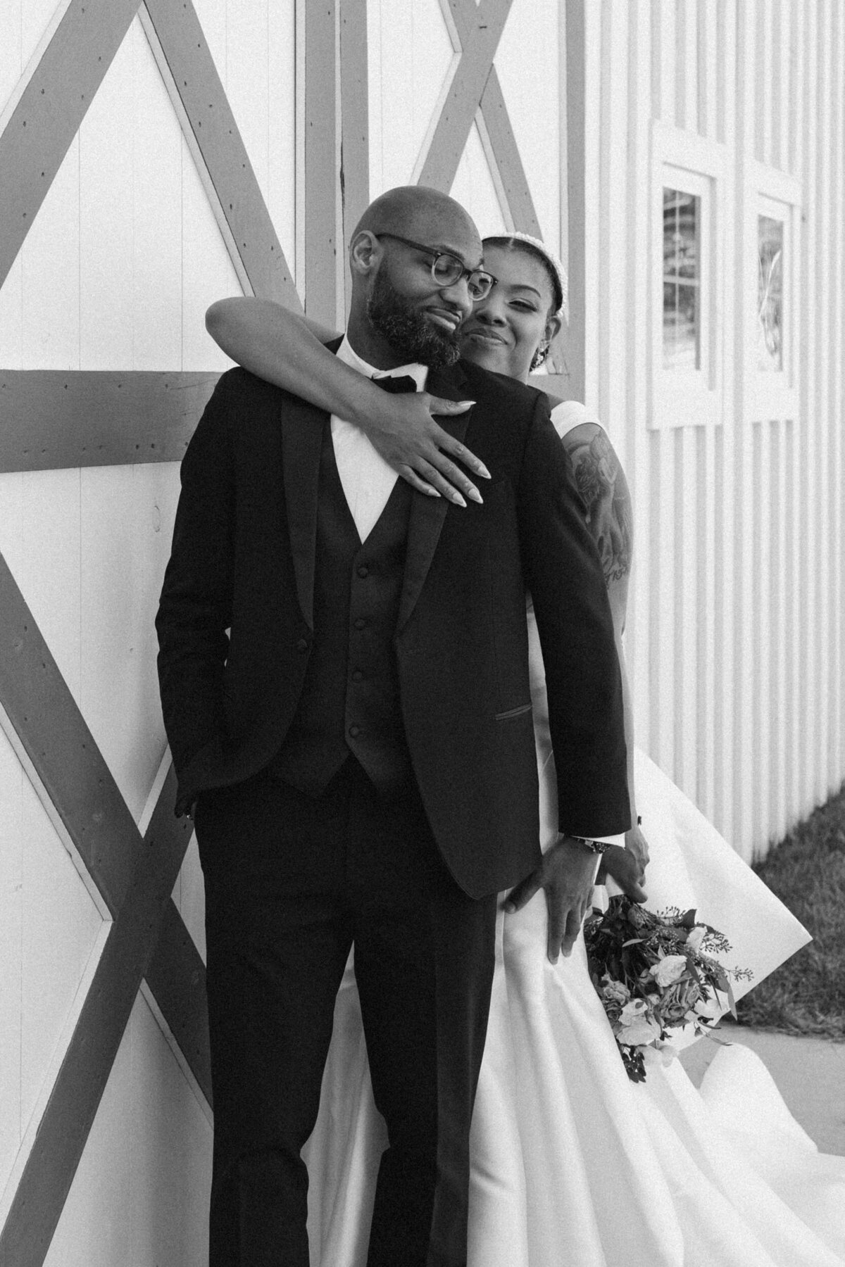 Filmy Outdoor Barn Elopement - Stacey Vandas Photography 40