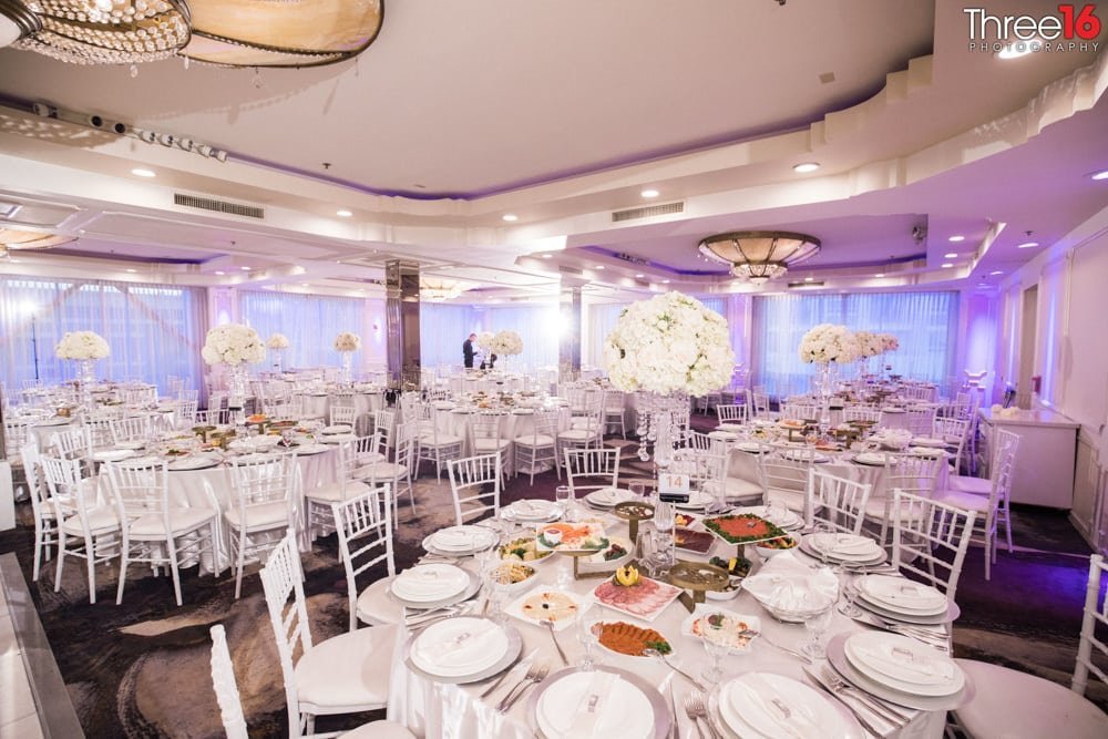Brandview Ballroom wedding reception table setup