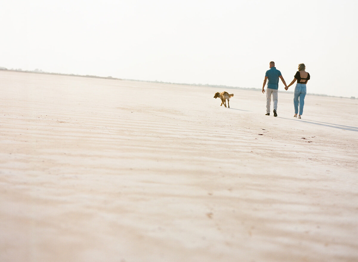 Travis and Montana Engagement Session at the Oklahoma Salt Plains Tulsa Wedding Photographer Laura Eddy-35