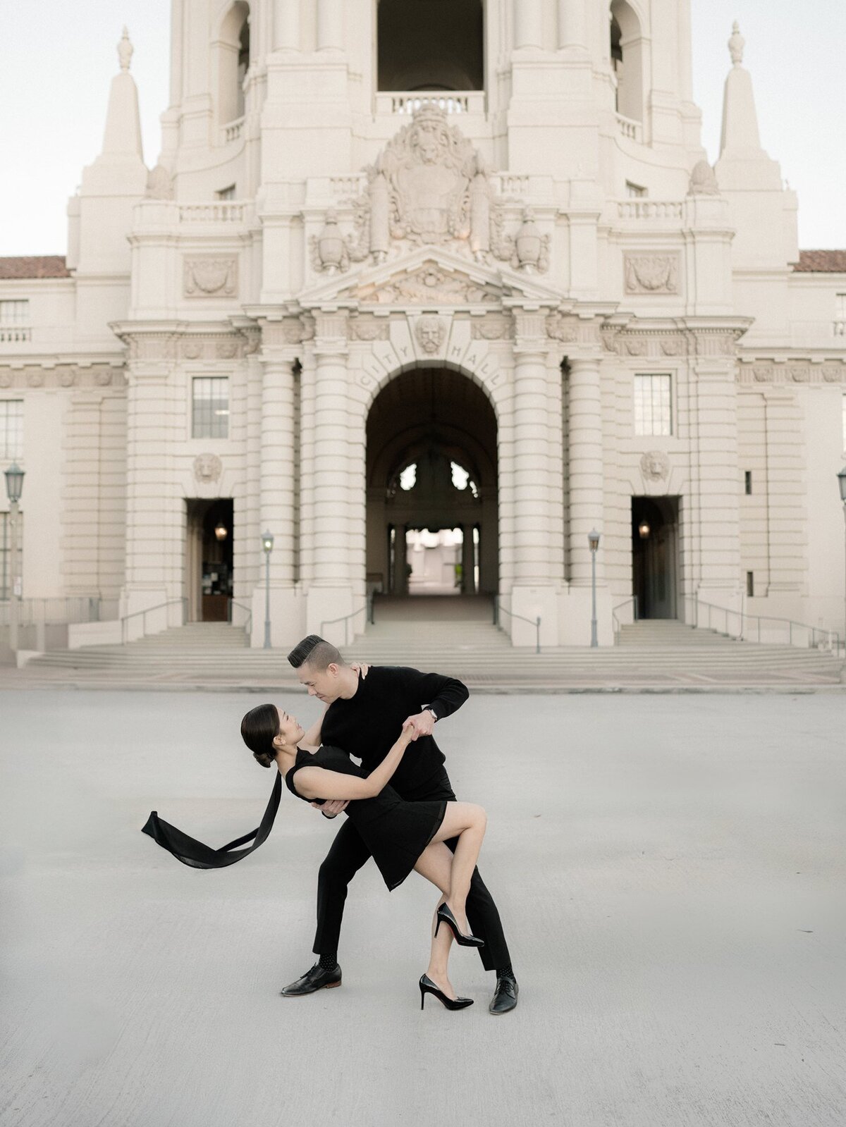 Pasadena City Hall Engagement Photos -83