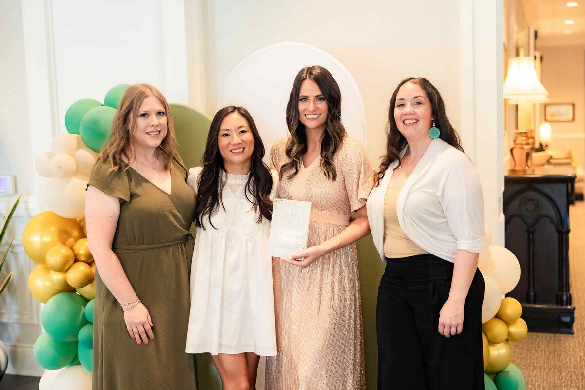 Ashley Opliger Cradled in Hope Book Launch Party, biblical book for grieving moms, miscarriage, stillbirth, infant loss, christian author (49)