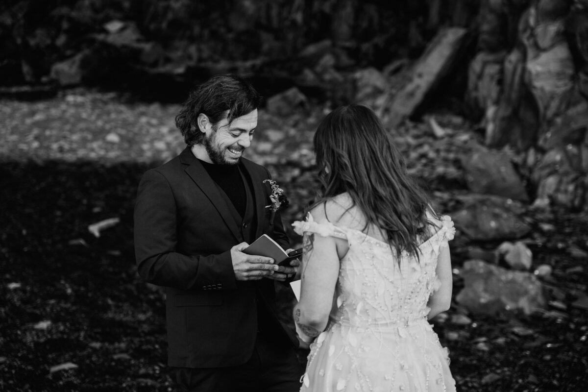 REYNISFJARA Iceland Elopement -23