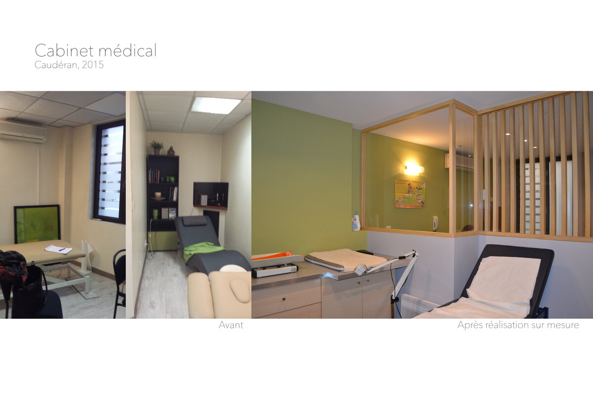 Aménagement intérieur d’un cabinet médical contemporain par Jessica Eberlé