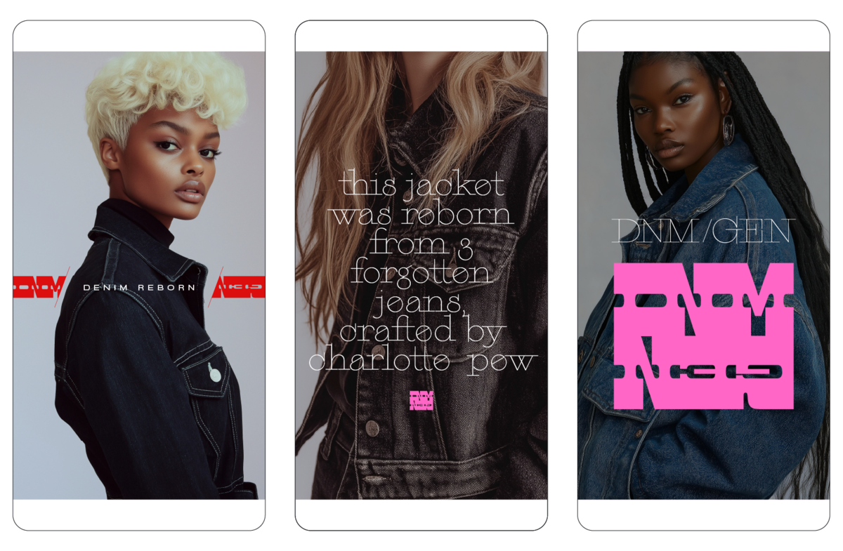 iphone mockups of dnm gen social media designs