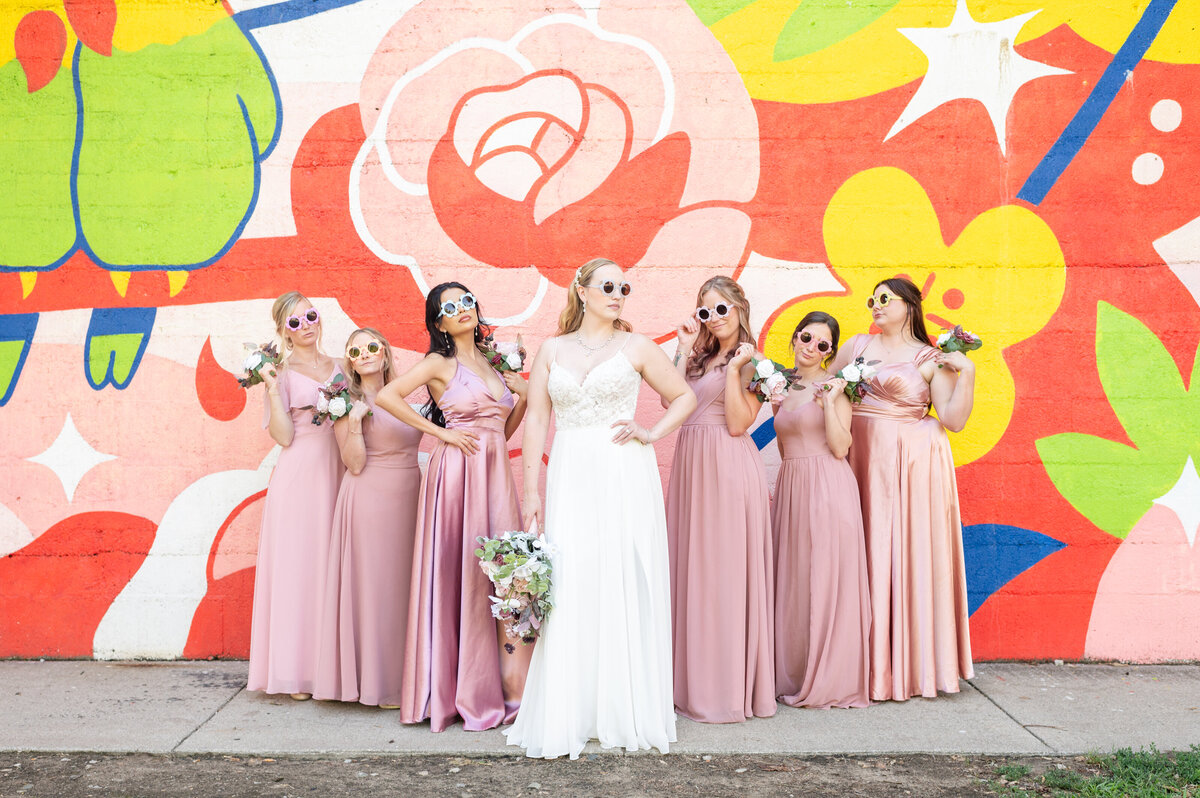 Grand Rapids Wedding party photo, Michigan wedding photographer