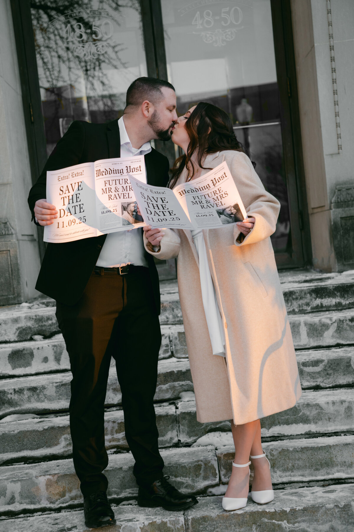 lancaster city pennsylvania engagement photoshoot