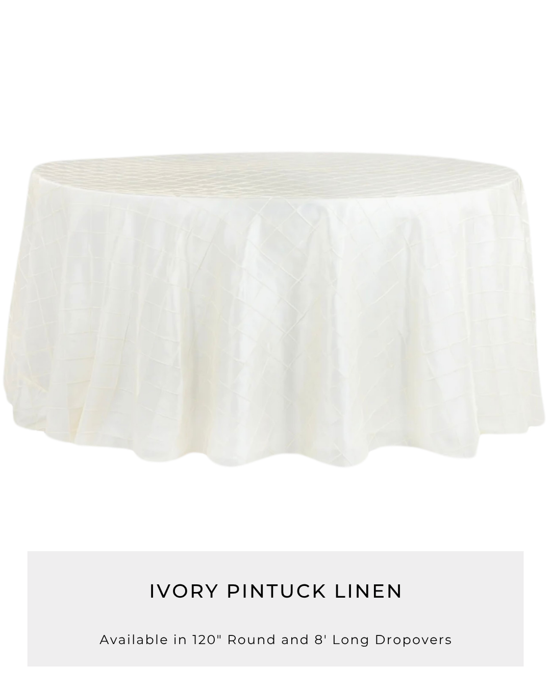 Ivory Pintuck Linen