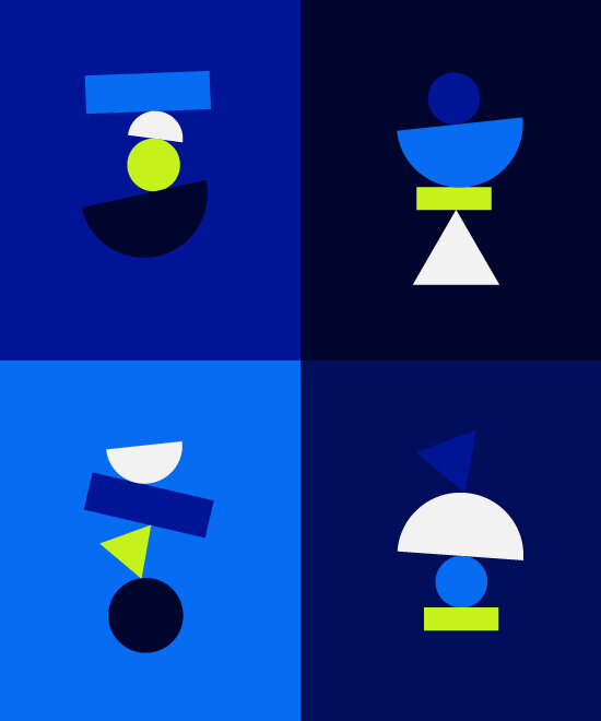 Moderne illustraties voor Klien IT Systems – Merkidentiteit door Studio Vers