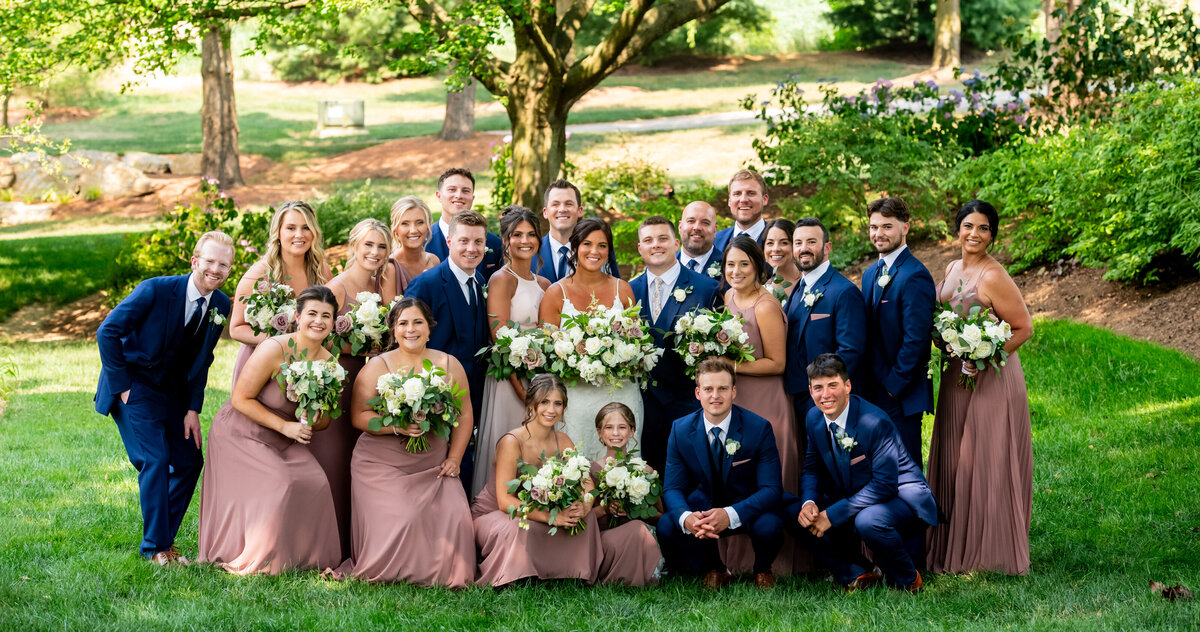 bridal party farm at eagles ridge photography
