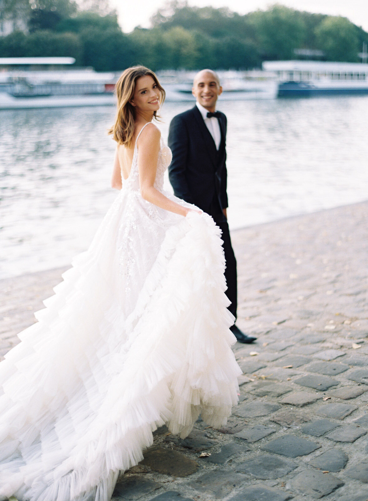 Modern Film Wedding Photography in Paris France 13