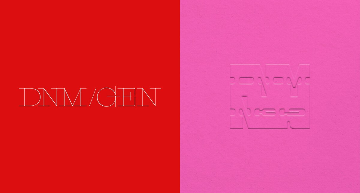 dnm gen logo and embossed submark