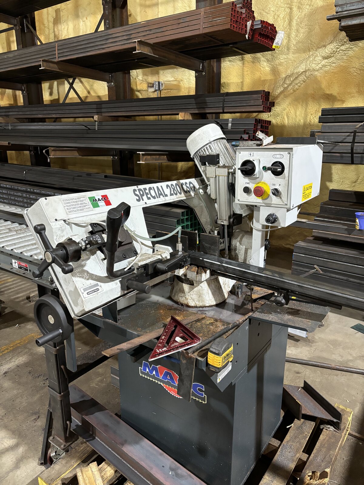 White Bandsaw