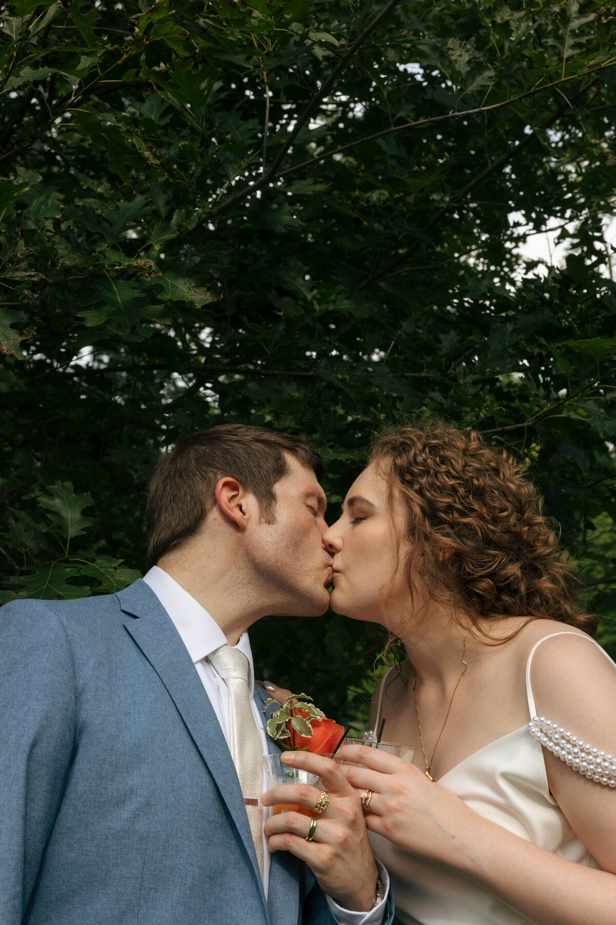 Bride and groom portraits at the Groesbeck Estate