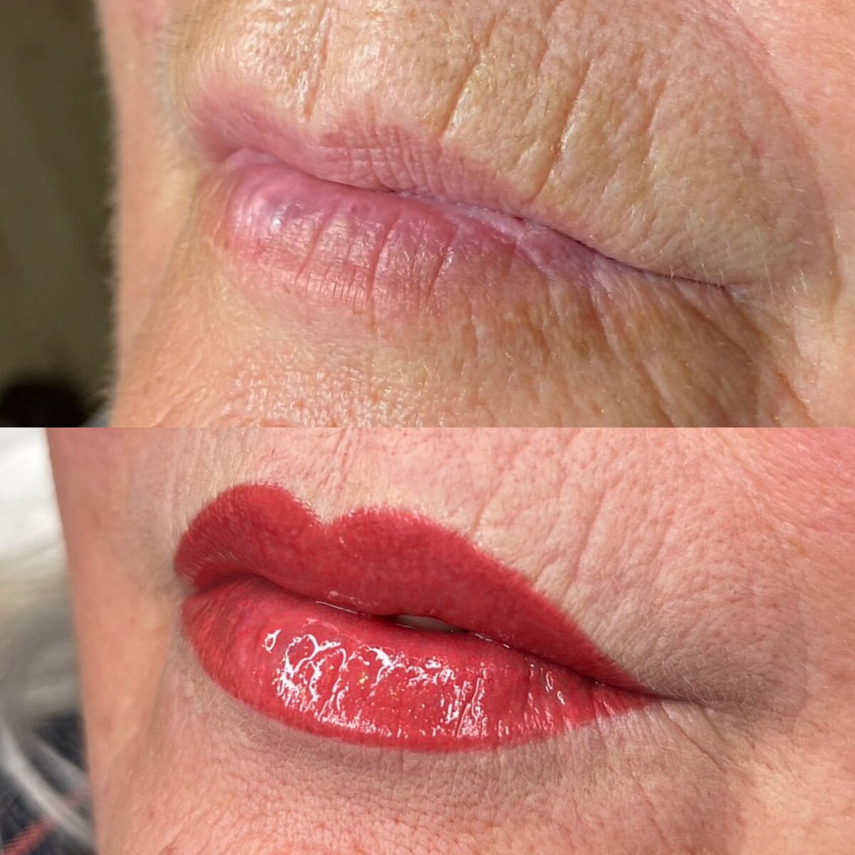 Permanent Makeup Lip Blush by Vamp Cosmetic