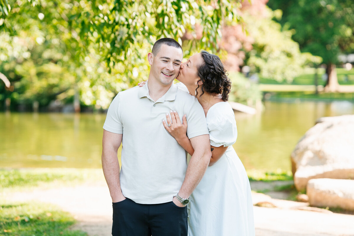 Romantic Boston engagement photography featuring emotional, editorial-style couple portraits.