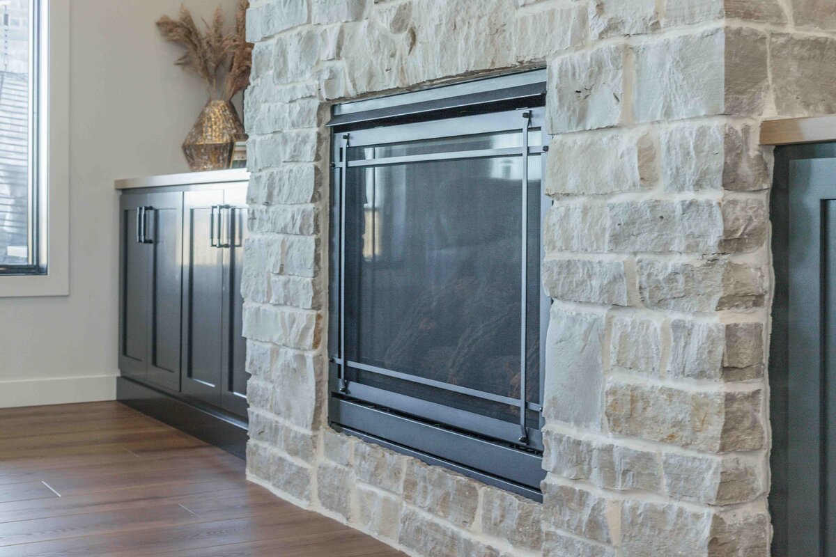 living room fireplace